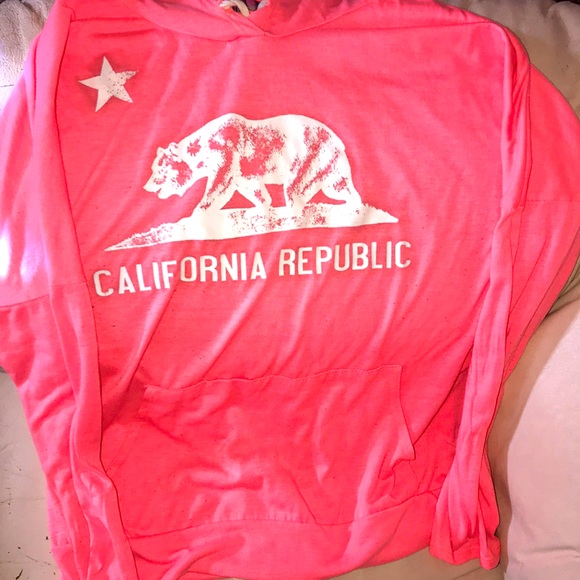 Coral hoodie size L